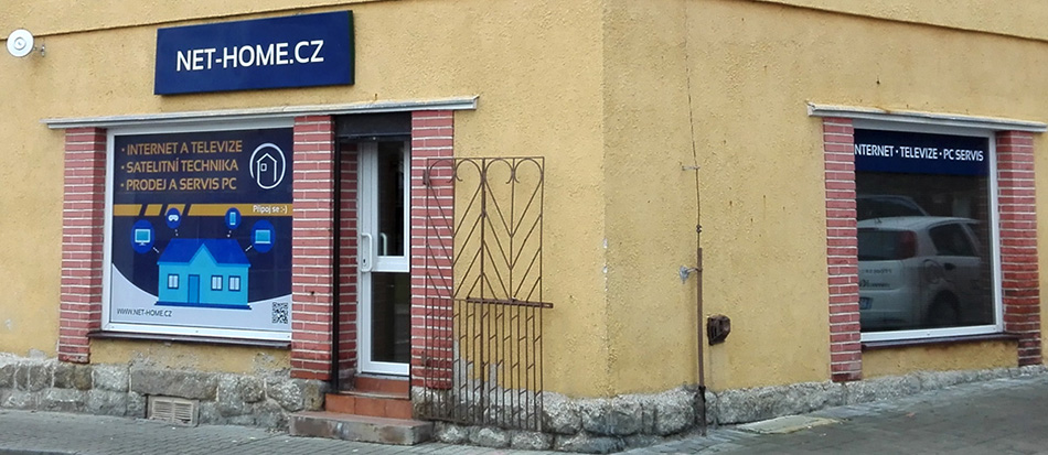 Prodejna Net-home.cz v Kynšperku nad Ohří